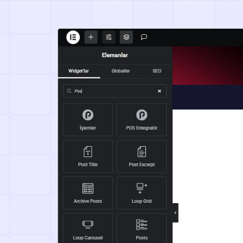 Elementor POS Entegrator Widget