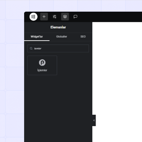 POS Entegrator Islemler Widget