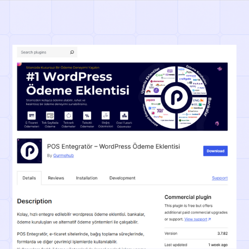 Anasayfa - Yeni POS Entegrator Ucretsiz WordPress Eklentisi