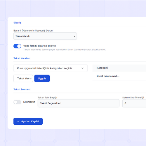 WooCommerce Sanal POS Entegrasyonu WooCommerce icin Gelismis Ozellikler